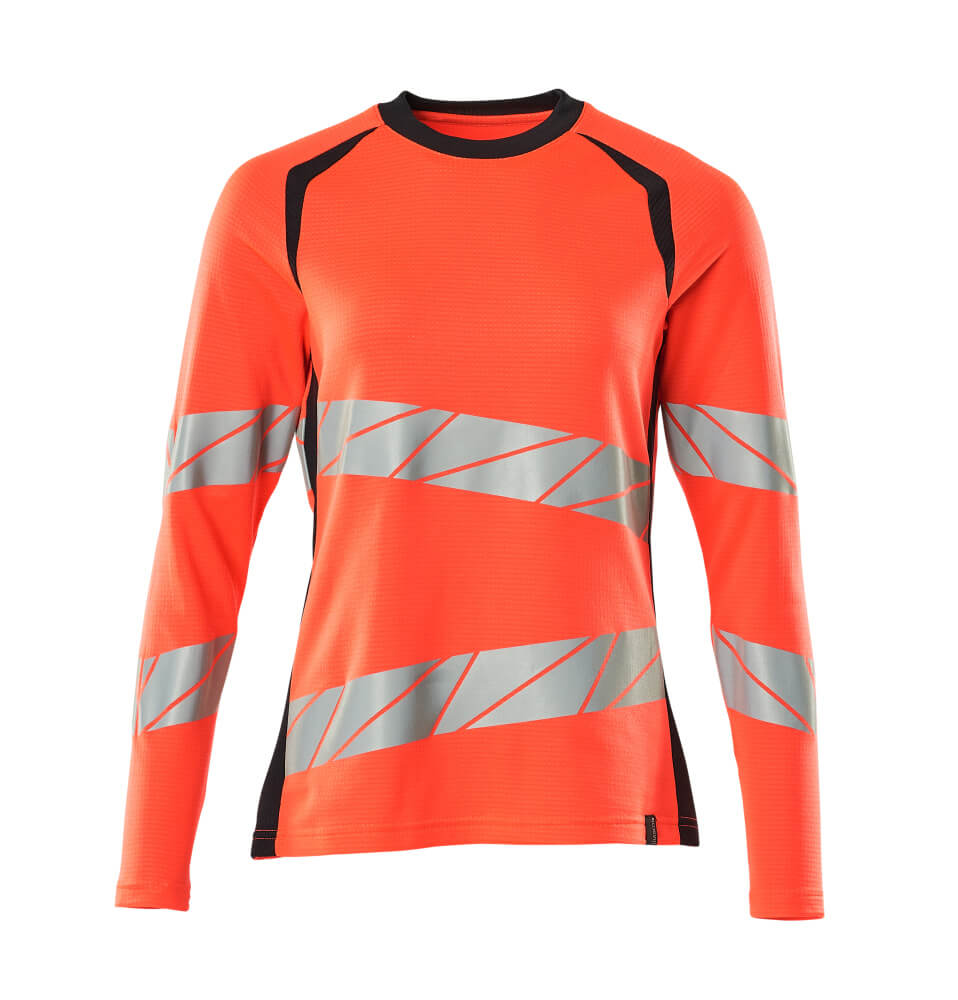 Lange mouwen T-shirts; T-shirts voor vrouwen ; Hi-vis T-shirts; Werk T-shirts; T-shirts; Werkkleding voor vrouwen; Hi-Vis werkkleding; Veiligheidskleding