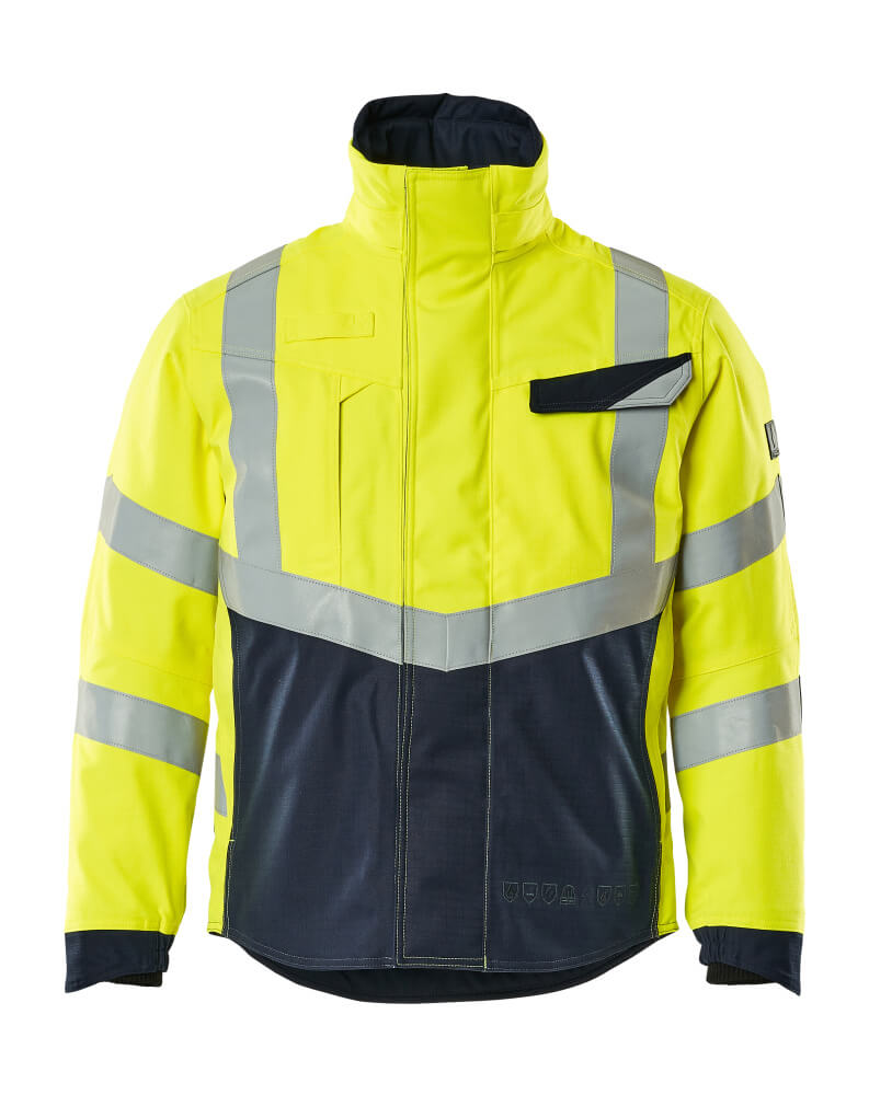 Winterjassen; Regenjassen; Hi-vis jassen; Werkjassen; Jassen; Winterkleding; Regenkleding; Vlamvertragende; Hi-Vis werkkleding; Elektrostatische eigenschappen; Op vlambogen geteste; Tegen chemicaliën; Meervoudige bescherming