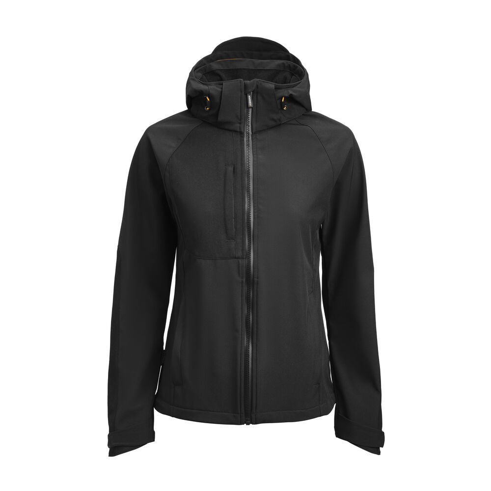 Jobman 1372 Women's softshell jacket olijf/zwart xs