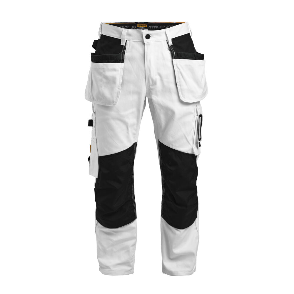 Jobman 2129 Painters' trousers hp wit/zwart C44