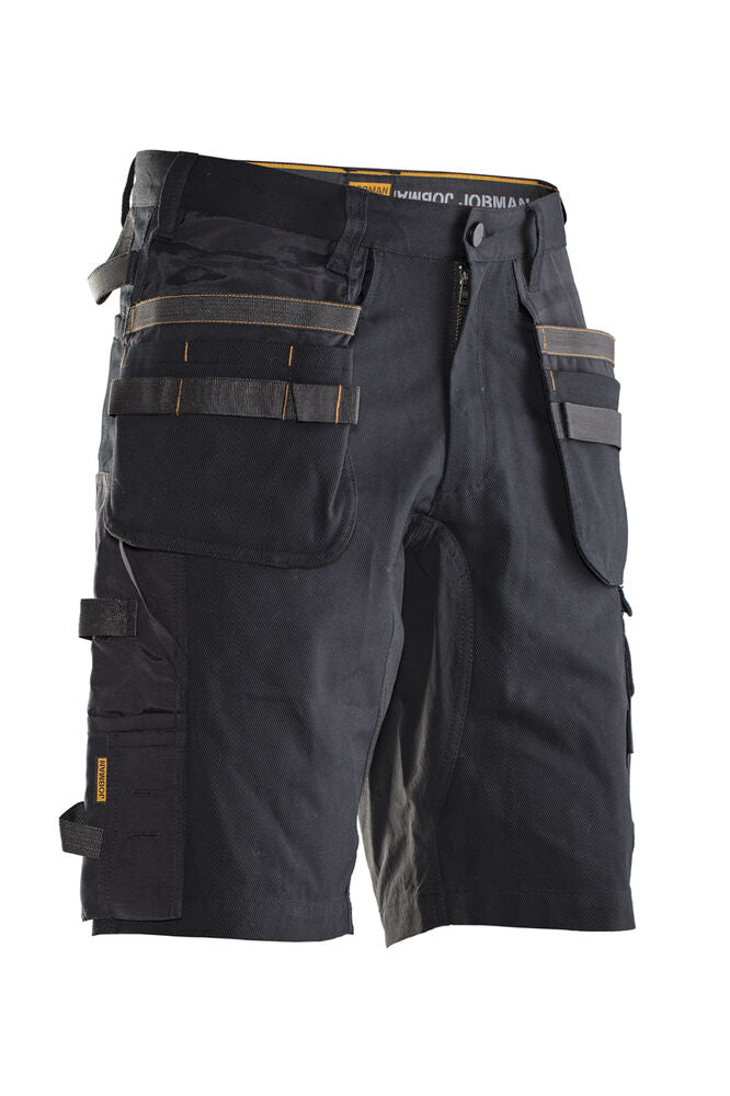 Jobman 2168 Stretch shorts hp navy/zwart C44