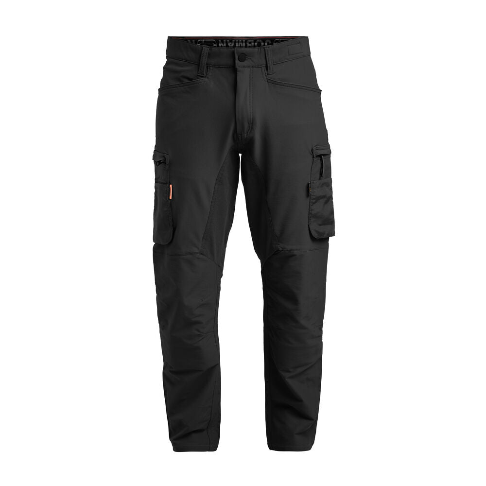 Jobman 2194 Stretch service trousers do.grijs/zwa C42