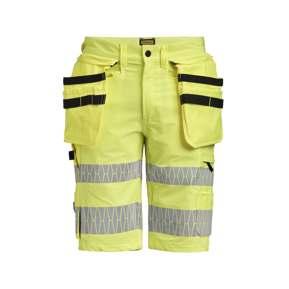 Jobman 2296 Hi-vis shorts stretch hp hi-vis geel C44