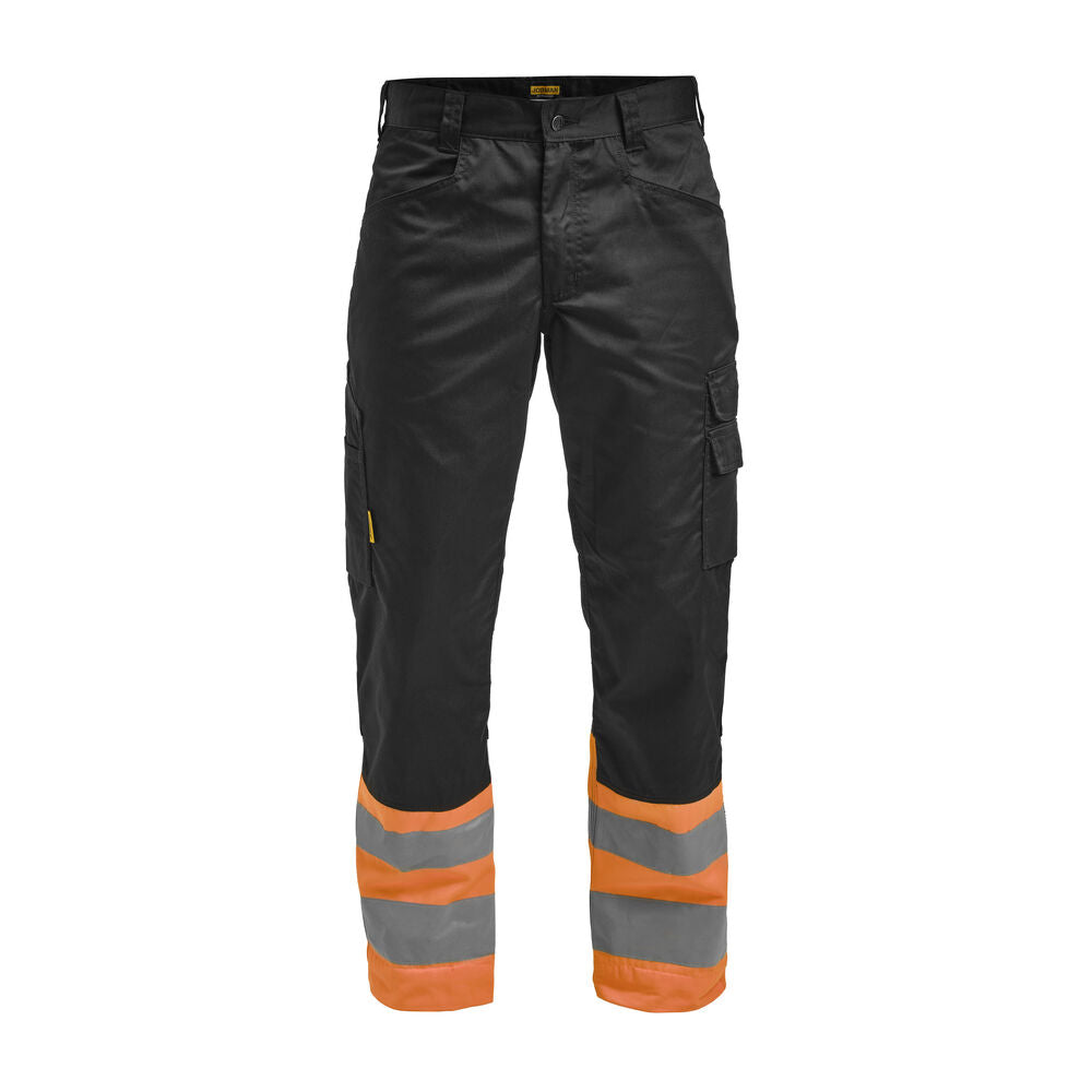 Jobman 2314 Hi-vis service trousers navy/geel C42
