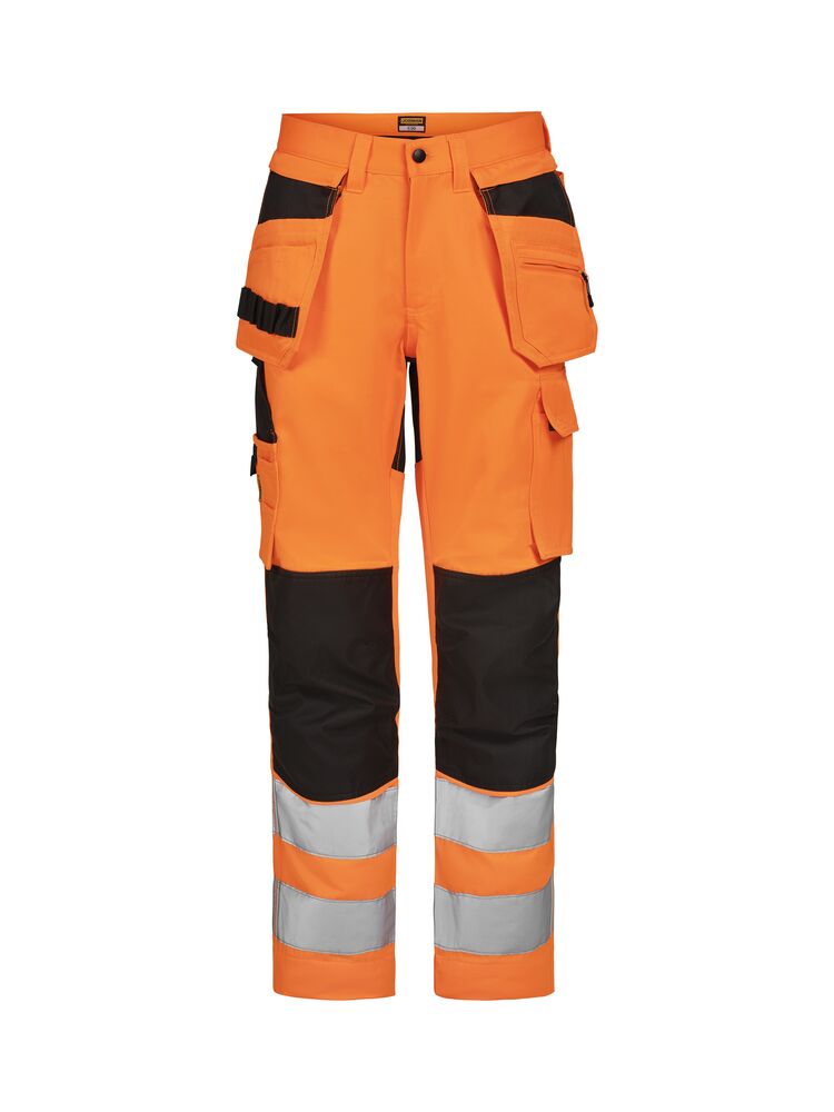Jobman 2379 Hi-Vis Trousers Stretch HP geel/zwart C42