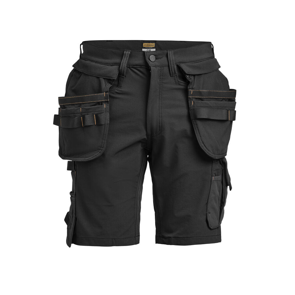Jobman 2397 Stretch shorts hp zwart C44