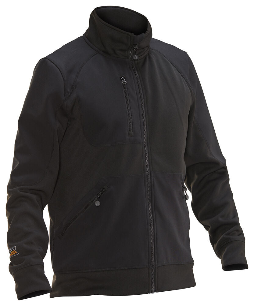 Jobman 5304 Jacket spun dye zwart/zwart xs