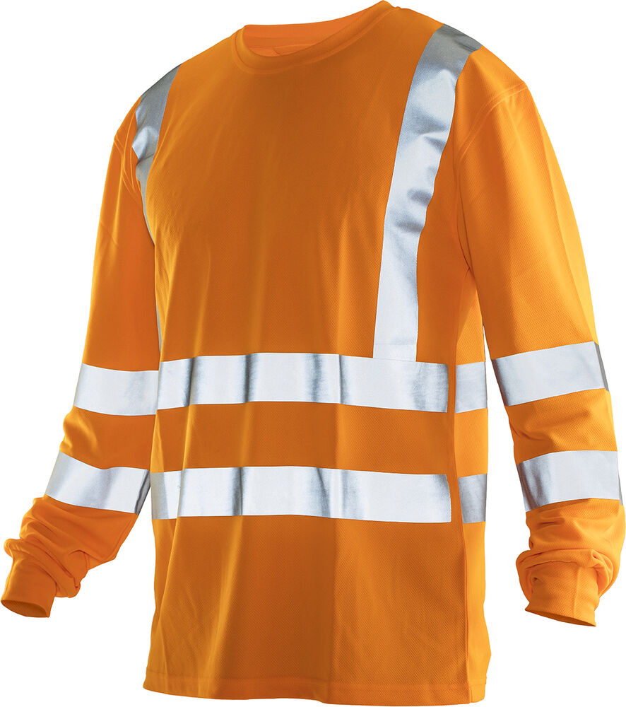Jobman 5593 Hi-vis long sleeve t-shirt geel xs