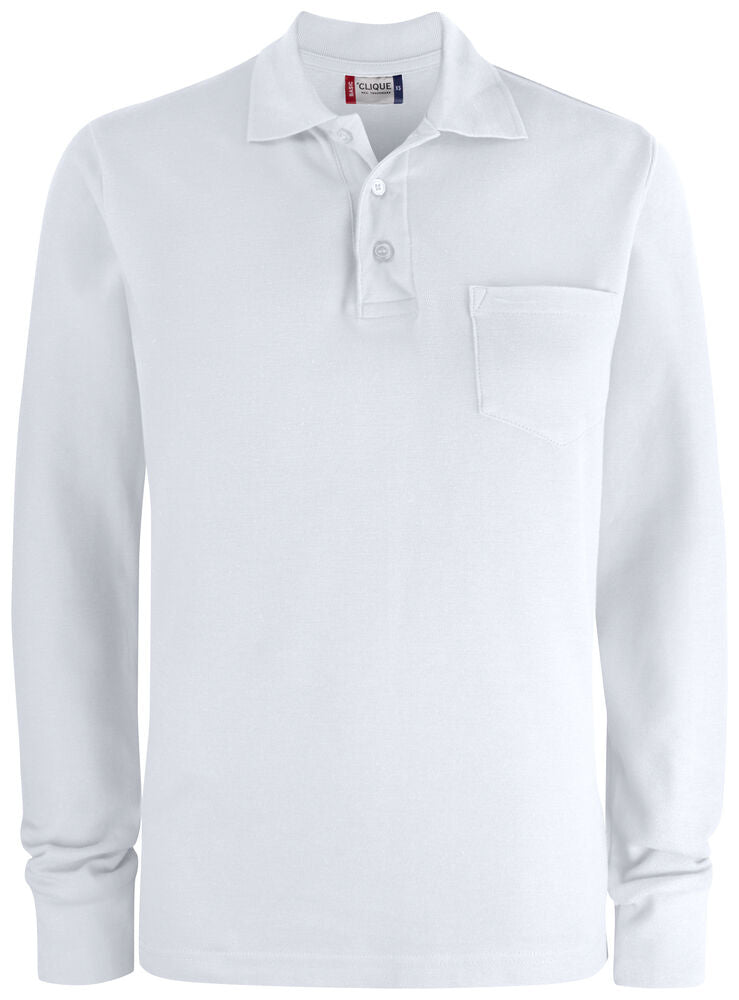 Basic Polo L/S Pocket