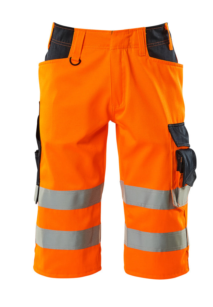 Shorts; Werkshorts; Hi-vis shorts; Driekwartbroeken; 3/4 hi-vis-broeken; Hi-Vis werkkleding