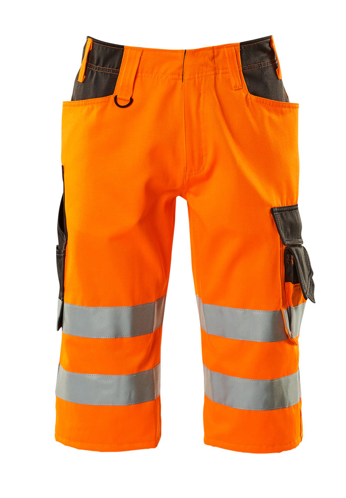 Shorts; Werkshorts; Hi-vis shorts; Driekwartbroeken; 3/4 hi-vis-broeken; Hi-Vis werkkleding