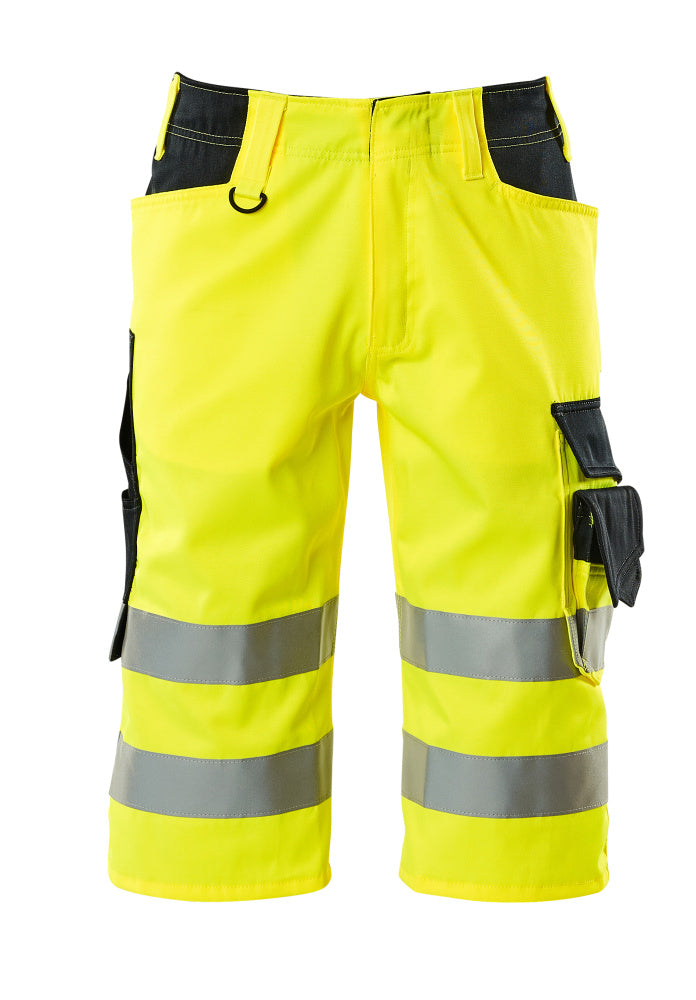 Shorts; Werkshorts; Hi-vis shorts; Driekwartbroeken; 3/4 hi-vis-broeken; Hi-Vis werkkleding