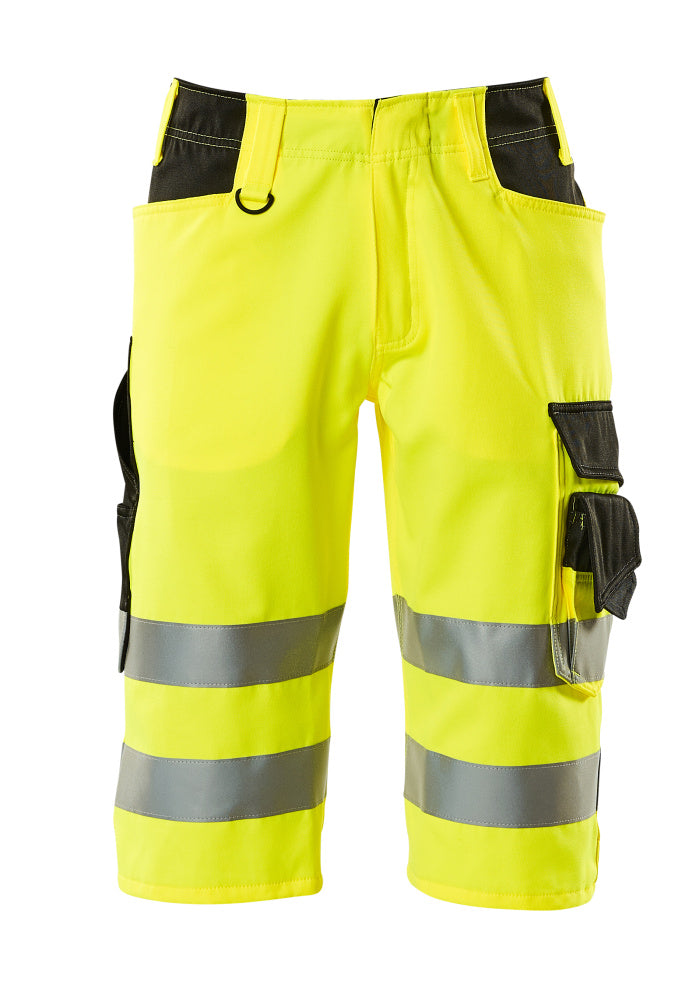 Shorts; Werkshorts; Hi-vis shorts; Driekwartbroeken; 3/4 hi-vis-broeken; Hi-Vis werkkleding