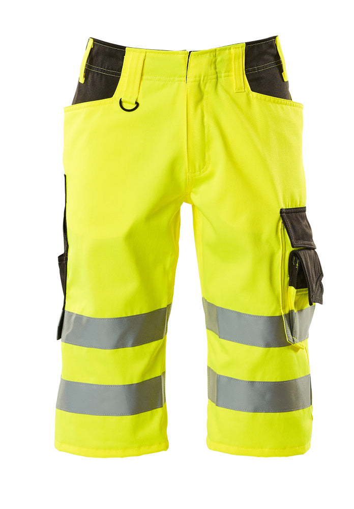 Shorts; Werkshorts; Hi-vis shorts; Driekwartbroeken; 3/4 hi-vis-broeken; Hi-Vis werkkleding