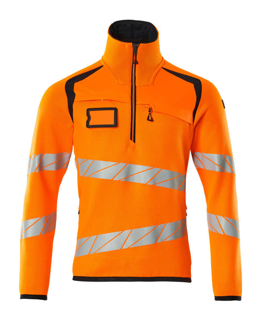 Gebreide truien; Truien met korte rits; Werktruien; Hi-vis truien; Truien; Hi-Vis werkkleding; Veiligheidskleding