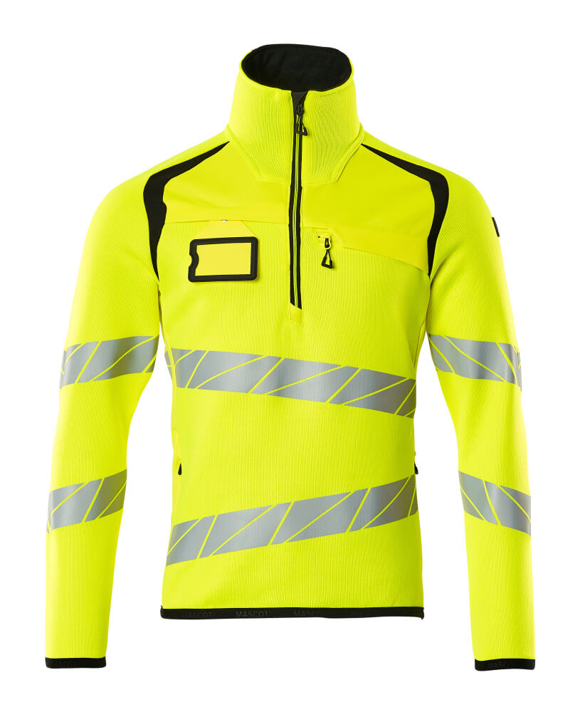 Gebreide truien; Truien met korte rits; Werktruien; Hi-vis truien; Truien; Hi-Vis werkkleding; Veiligheidskleding