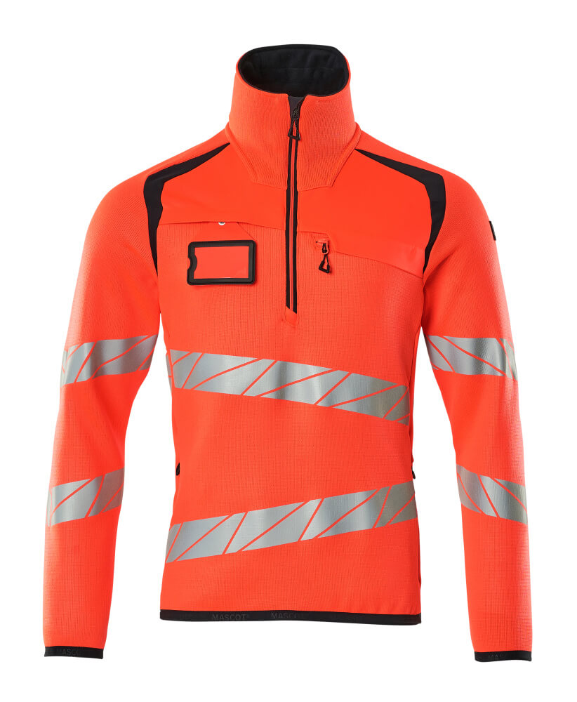 Gebreide truien; Truien met korte rits; Werktruien; Hi-vis truien; Truien; Hi-Vis werkkleding; Veiligheidskleding