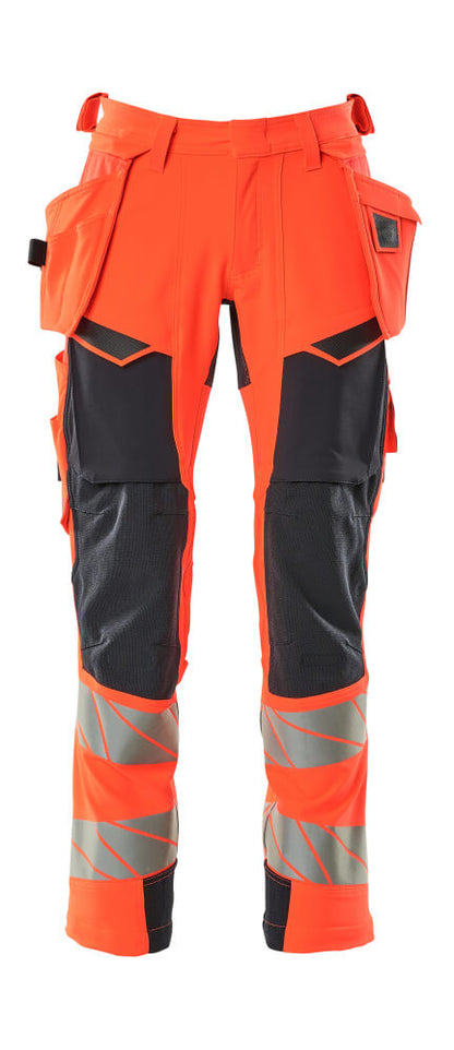 Timmermanbroeken; Werkbroeken; Hi-vis broeken; Broeken; Hi-Vis werkkleding; Veiligheidskleding