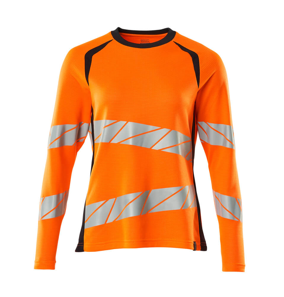 Lange mouwen T-shirts; T-shirts voor vrouwen ; Hi-vis T-shirts; Werk T-shirts; T-shirts; Werkkleding voor vrouwen; Hi-Vis werkkleding; Veiligheidskleding