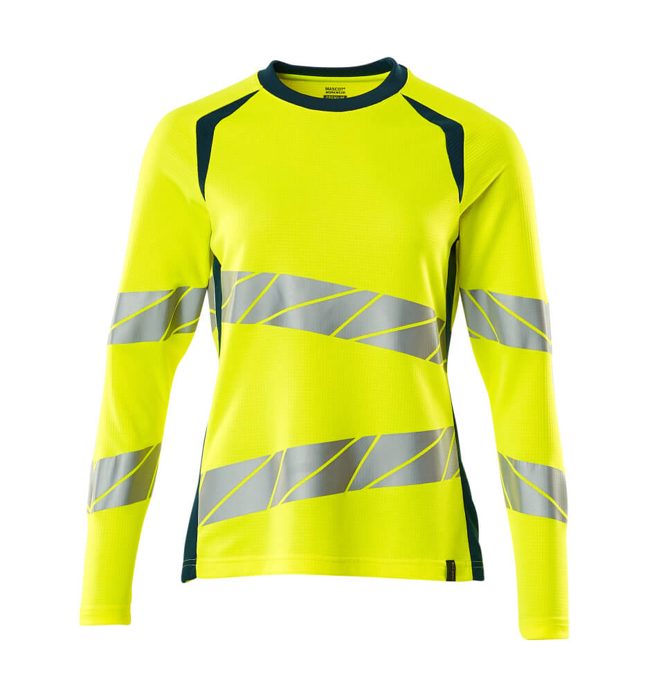 Lange mouwen T-shirts; T-shirts voor vrouwen ; Hi-vis T-shirts; Werk T-shirts; T-shirts; Werkkleding voor vrouwen; Hi-Vis werkkleding; Veiligheidskleding