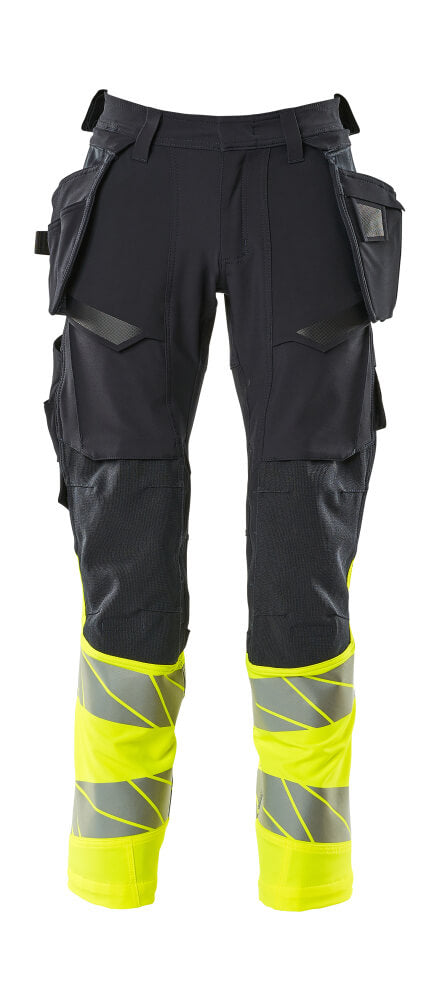 Timmermanbroeken; Werkbroeken; Hi-vis broeken; Broeken; Hi-Vis werkkleding; Veiligheidskleding
