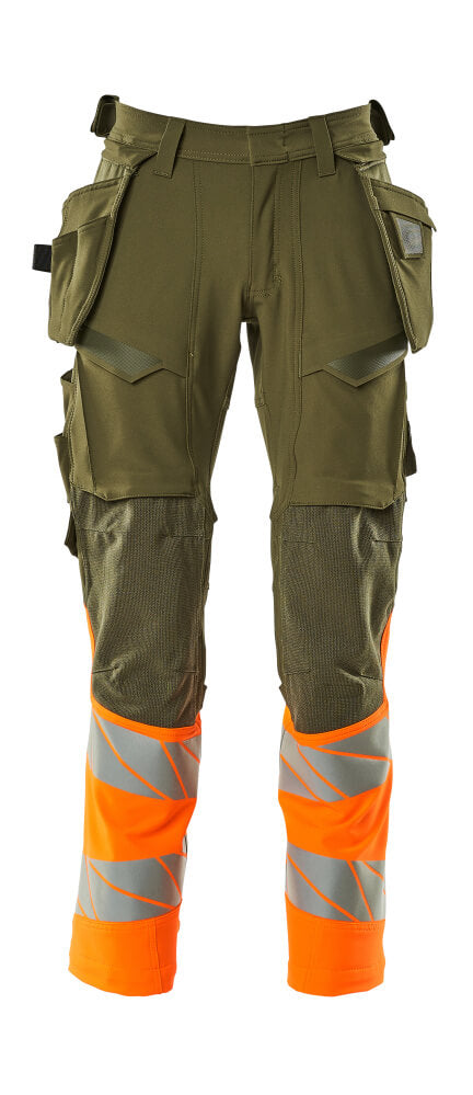 Timmermanbroeken; Werkbroeken; Hi-vis broeken; Broeken; Hi-Vis werkkleding; Veiligheidskleding