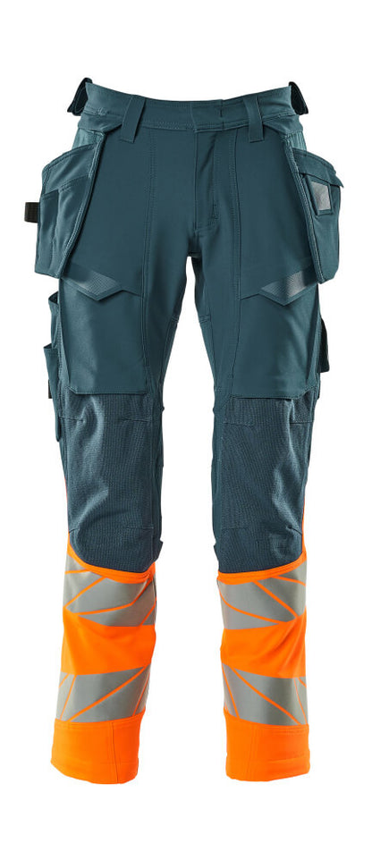 Timmermanbroeken; Werkbroeken; Hi-vis broeken; Broeken; Hi-Vis werkkleding; Veiligheidskleding