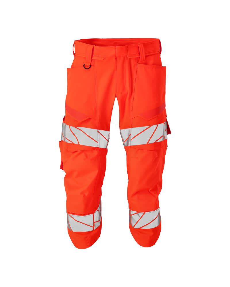3/4 werkbroeken; 3/4 hi-vis-broeken; Werkshorts; Hi-vis shorts; Hi-Vis werkkleding; Veiligheidskleding