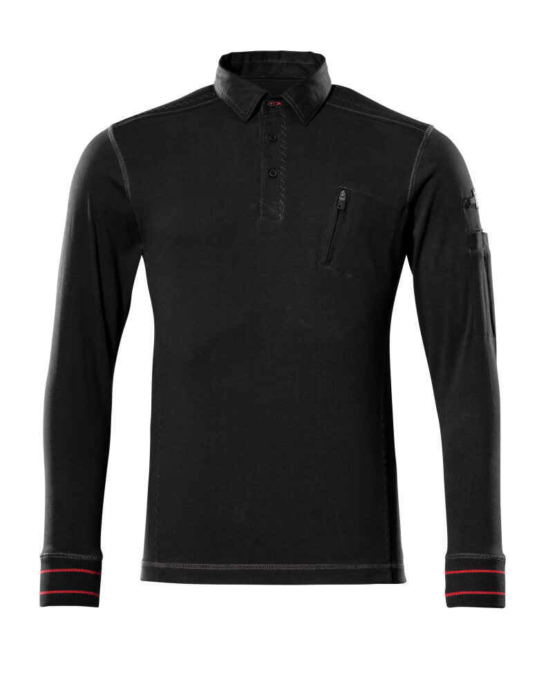Polosweatshirts; Sweatshirts; Werktruien; Truien; Lange mouwen poloshirts; Poloshirts met borstzak; Werkpoloshirts; Poloshirts
