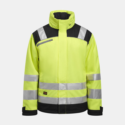 Jobman 1347 Hi-vis winter jacket star geel/navy xs