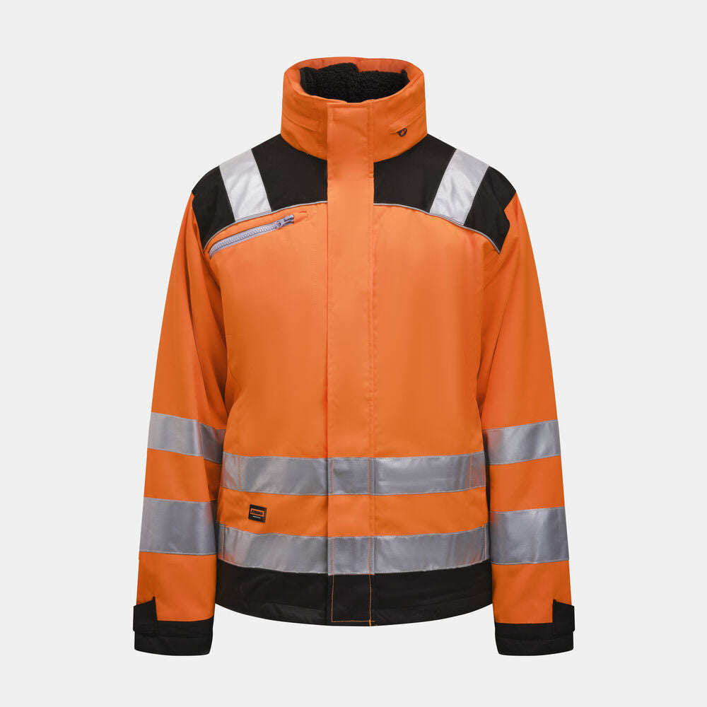 Jobman 1347 Hi-vis winter jacket star geel/navy xs
