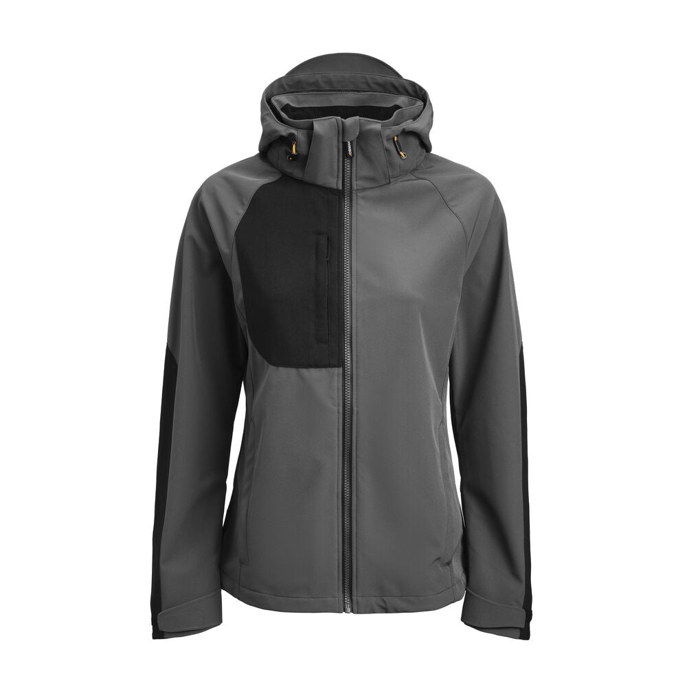 Jobman 1372 Women's softshell jacket olijf/zwart xs