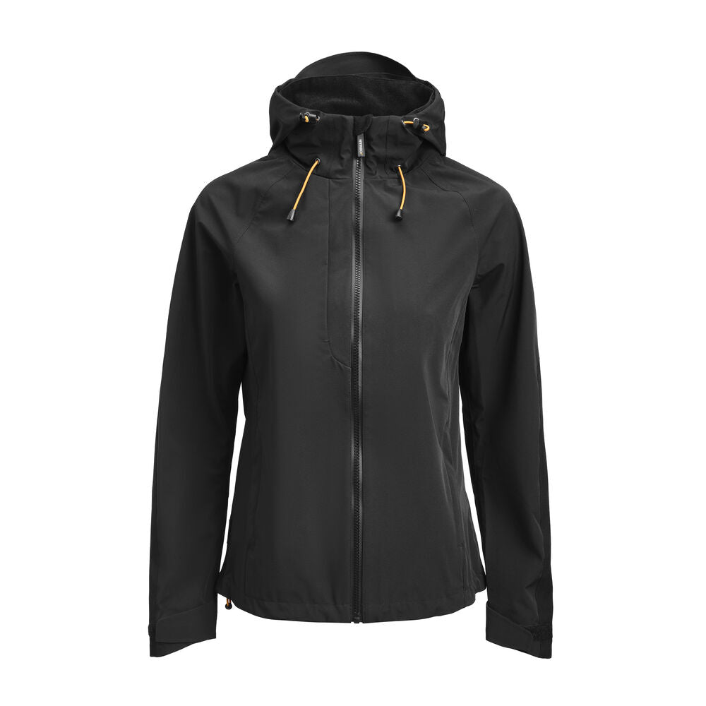 Jobman 1375 Women's shell jacket hood zwart xs