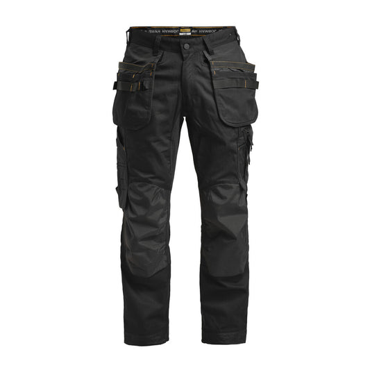 Jobman 2164 Stretch trousers hp zwart/zwart C44