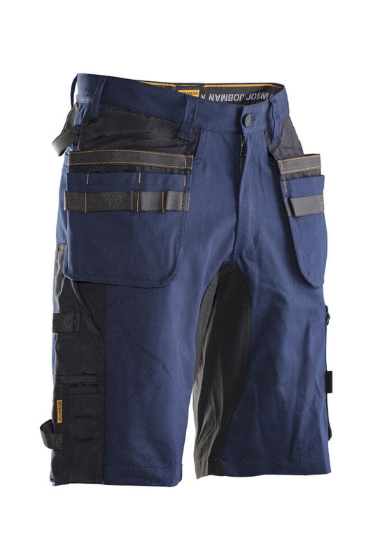 Jobman 2168 Stretch shorts hp navy/zwart C44