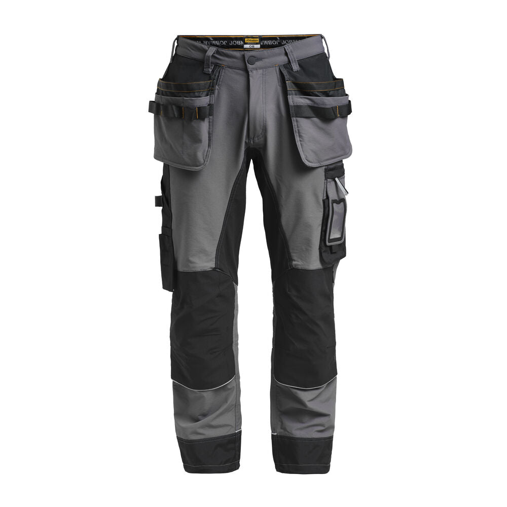Jobman 2191 Stretch trousers hp do.grijs/zwa C44