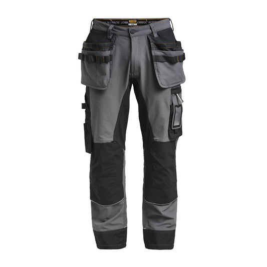 Jobman 2191 Stretch trousers hp do.grijs/zwa C44