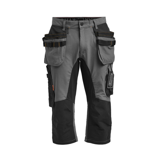 Jobman 2195 Stretch long shorts do.grijs/zwa C44