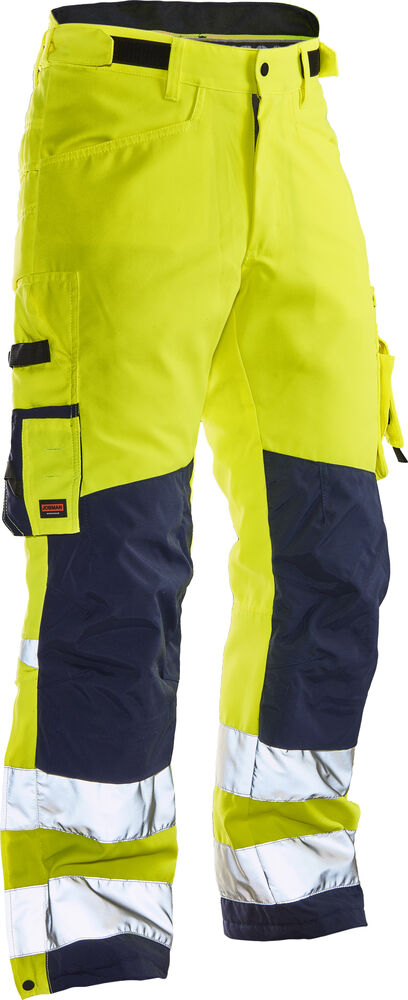 Jobman 2236 Hi-vis winter trousers star geel/navy C44