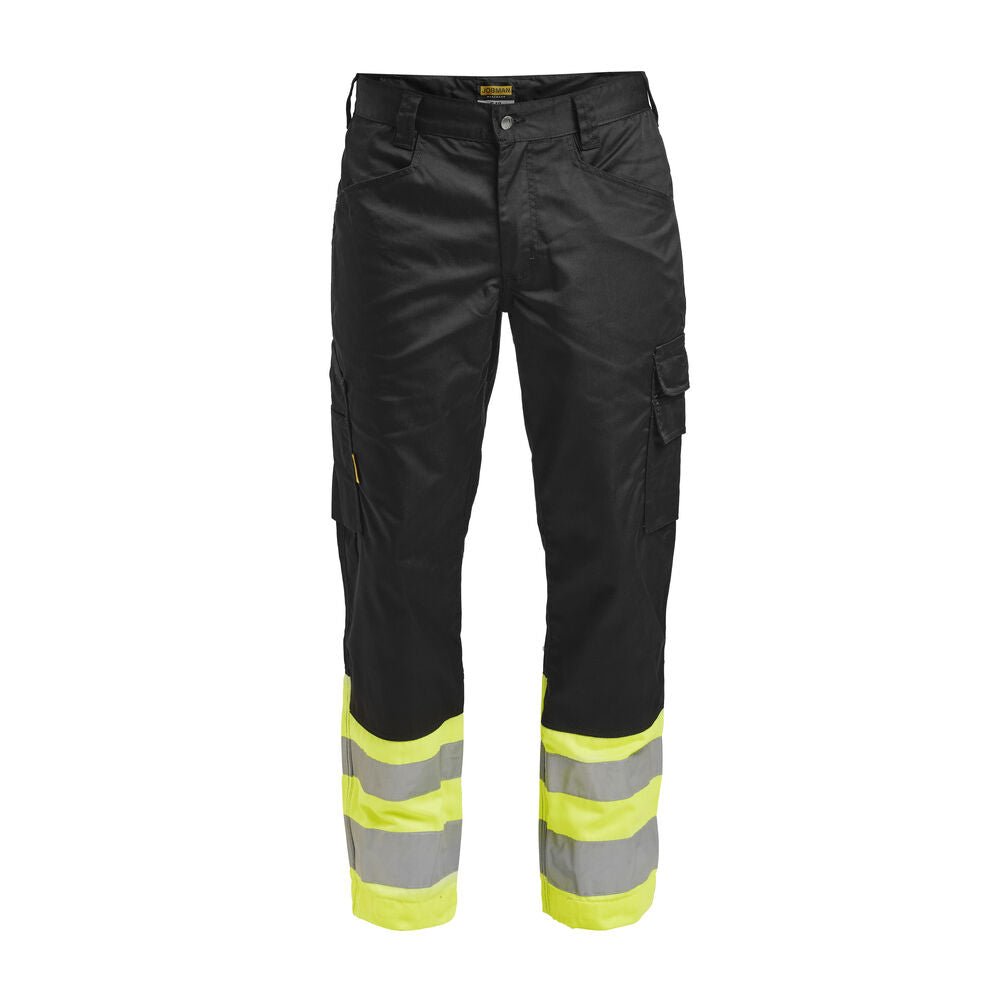 Jobman 2314 Hi-vis service trousers navy/geel C42