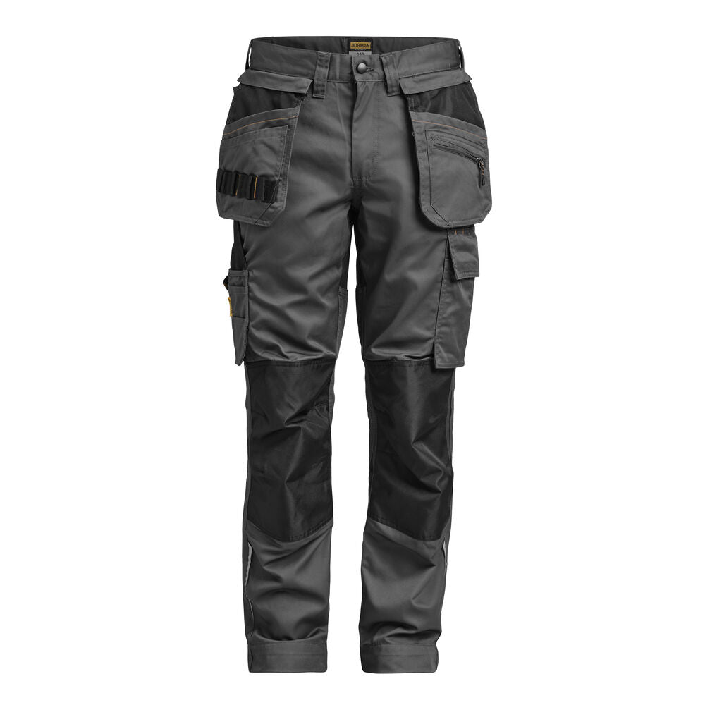 Jobman 2326 Trousers stretch hp wit/zwart C42