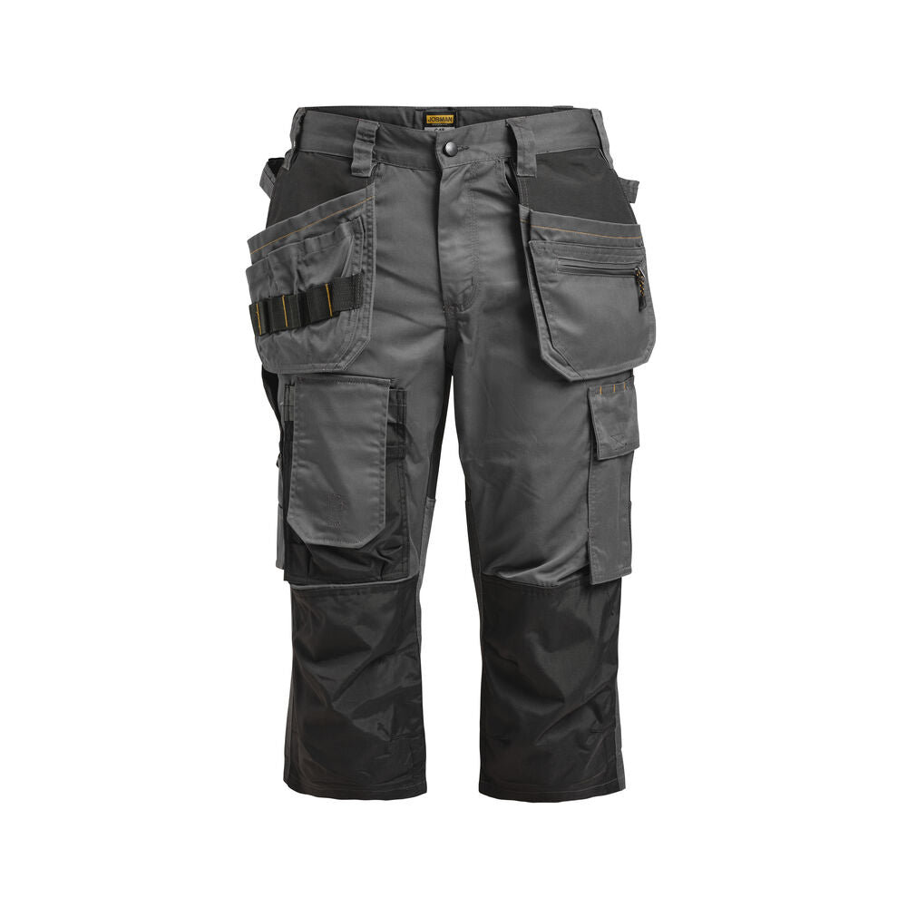 Jobman 2362 Floorlayer long shorts do.grijs/zwa C44