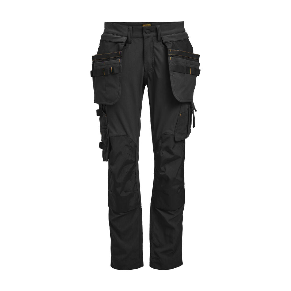 Jobman 2371 Women's trousers stretch hp olijf/zwart DA34