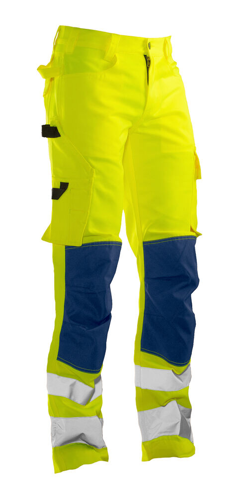 Jobman 2378 Hi-vis service trousers geel/navy C42