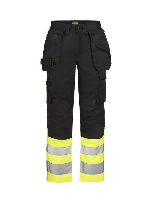 Jobman 2514 Hi-Vis Trousers HP zwart/geel C42