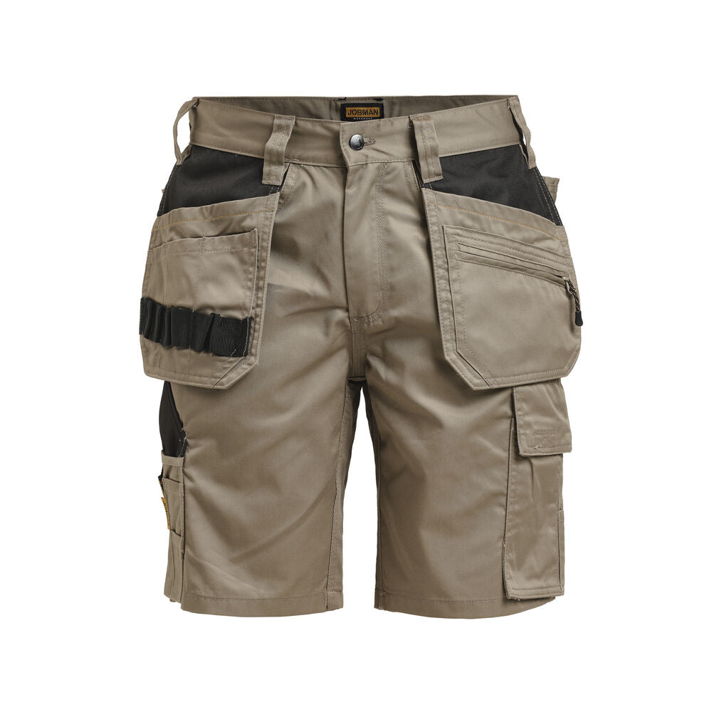 Jobman 2722 Shorts hp khaki/zwart C42