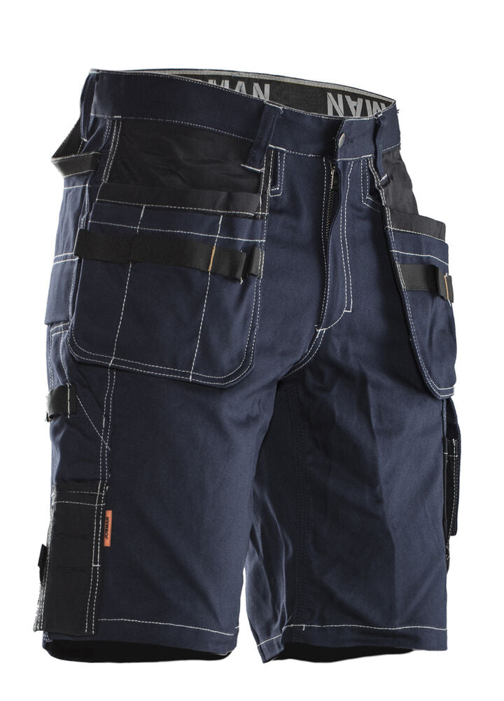 Jobman 2733 Shorts cotton hp navy/zwart C44