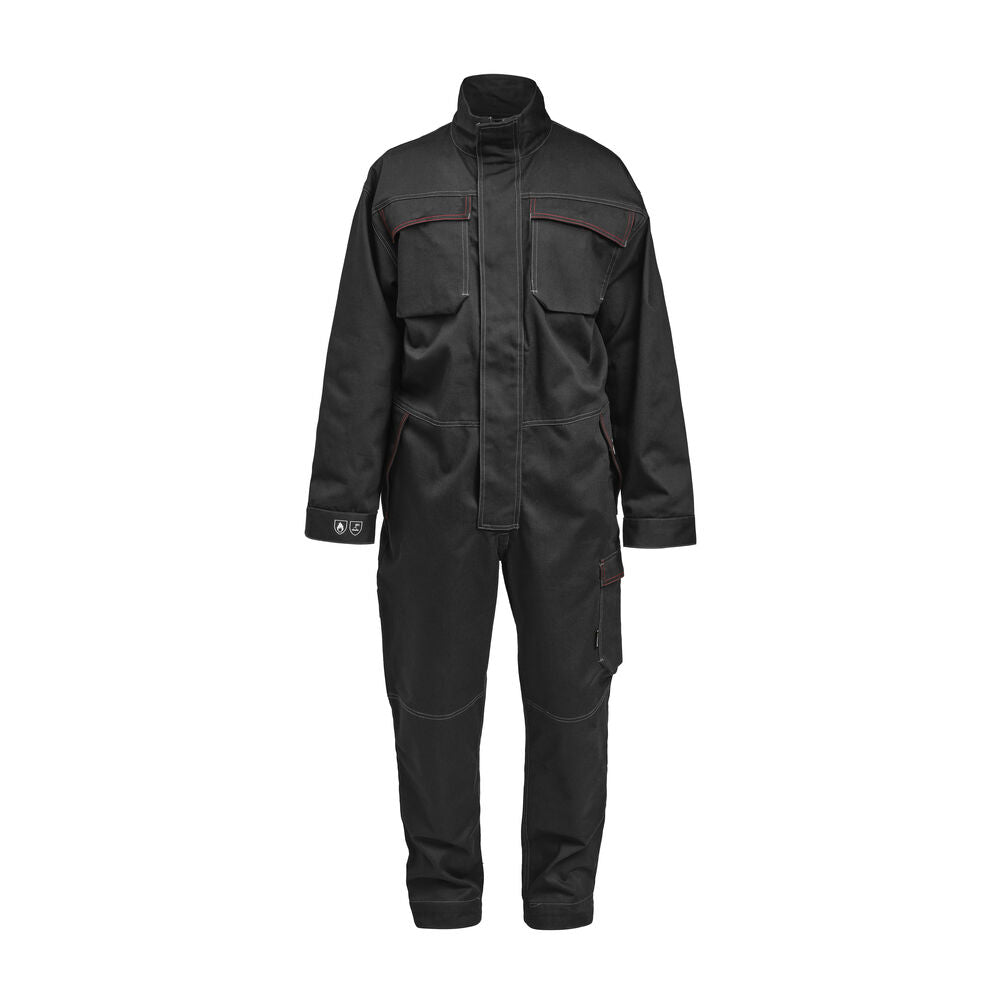 Jobman 4037 Welding overall flame retardant zwart xs