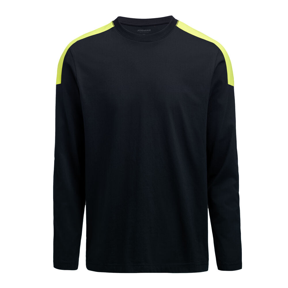 Jobman 5130 Long sleeve t-shirt navy xxs