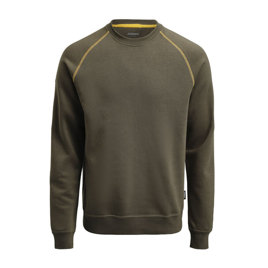 Jobman 5140 Roundneck sweatshirt olijfgroen xs